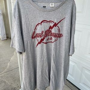 Levi’s Grey Shirt with Red Print SIZE XXL